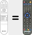 Replacement remote control for CL 1836