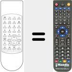Replacement remote control for DIGITAL RC 103