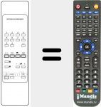 Replacement remote control for DTV3