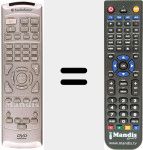 Replacement remote control for DVD 2004