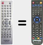 Replacement remote control for HRC-0211A