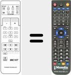 Replacement remote control for IMC 10 T