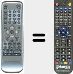 Replacement remote control for KF-8000B