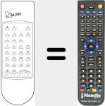 Replacement remote control for LS 500