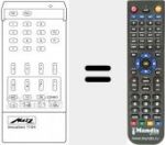 Replacement remote control for MECATRON 7104