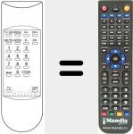 Replacement remote control for RC 0621