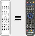 Replacement remote control for 4822 218 20689