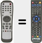 Replacement remote control for RM-51