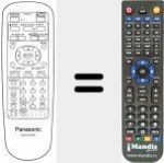 Replacement remote control for VEQ 2073