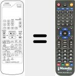 Replacement remote control for VR 411 L