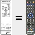 Replacement remote control for VXL 5