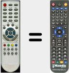 Replacement remote control for 9800FTA