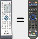 Replacement remote control for CHIL001