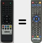 Replacement remote control for REMCON1488