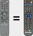Replacement remote control for REMCON1496