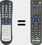 Replacement remote control for REMCON1605