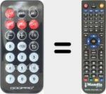 Replacement remote control for REMCON1546