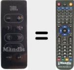 Replacement remote control for JBL001