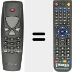 Replacement remote control for REMCON323