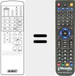 Replacement remote control for REMCON1085