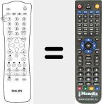 Replacement remote control for REMCON049
