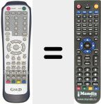 Replacement remote control for REMCON399