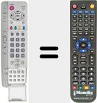Replacement remote control for REMCON422