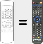 Replacement remote control for REMCON050
