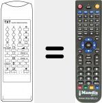 Replacement remote control for REMCON148