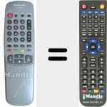 Replacement remote control for EUR51941