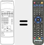 Replacement remote control for RC51321
