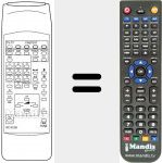 Replacement remote control for RC51331