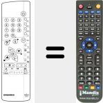Replacement remote control for REMCON175