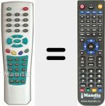 Replacement remote control for REMCON1290