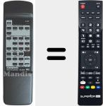 Replacement remote control for RC 302 S (24140302)