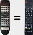 Replacement remote control for EUR7702260