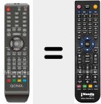 Replacement remote control for 1022