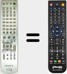 Replacement remote control for RM-SP800 (147814211)