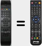 Replacement remote control for RM-C 1236 (23002937)