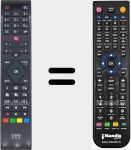 Replacement remote control for RCA48105 (23425657)