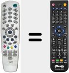 Replacement remote control for REMCON1390