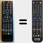 Replacement remote control for LDD2260MC