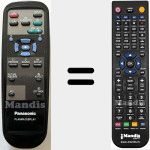 Replacement remote control for EUR646525