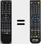 Replacement remote control for LEDTV832FHD
