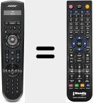 Replacement remote control for LIFESTYLE
