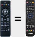 Replacement remote control for RC1205 (20424961)