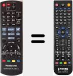 Replacement remote control for N2QAYB000880