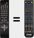Replacement remote control for LCDTV22101HD (20473456)