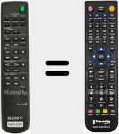 Replacement remote control for RM-S325 (147365531)