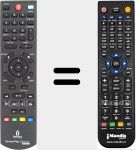 Replacement remote control for Screenplay Director With Tuner (ScreenplayDirectorWT)